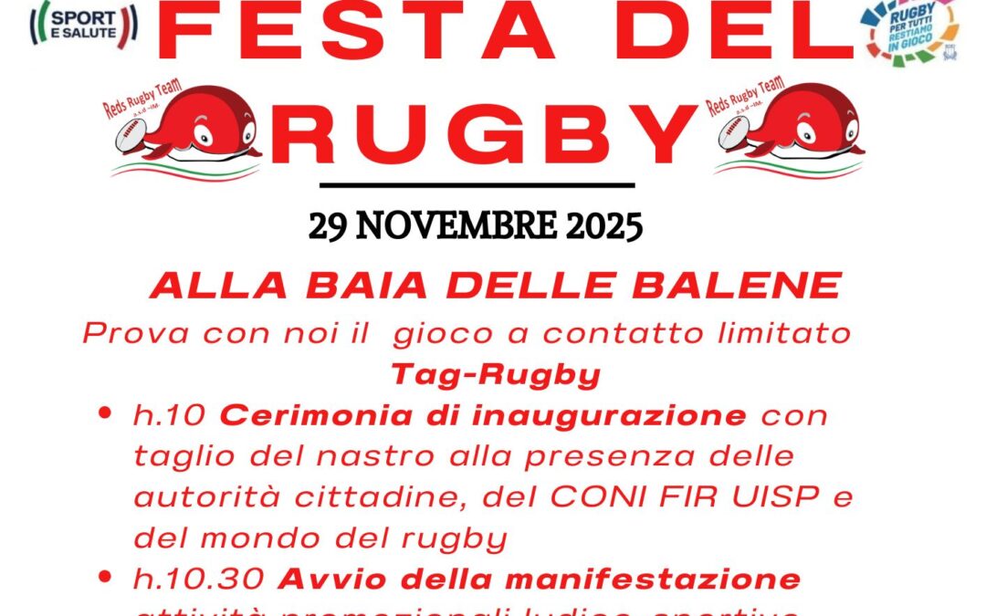 FESTA DEL RUGBY ALLA BAIA DELLE BALENE