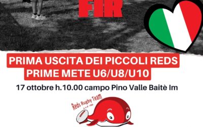 PRIMO RAGGRUPPAMENTO FIR per i piccoli REDS e per i più grandicelli U16 amichevole con Cus Genova